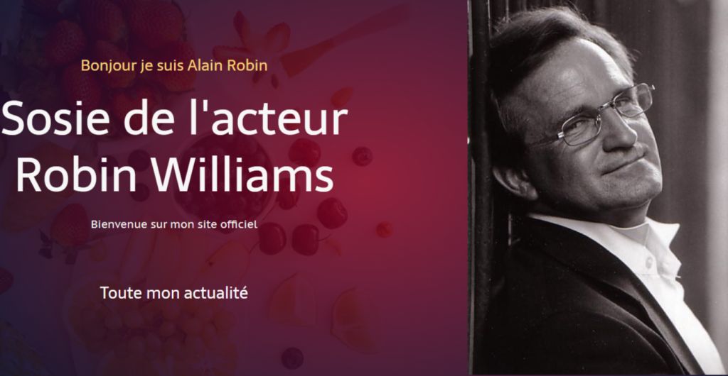 Lire la suite à propos de l’article Alain Robin sosie de Robin Williams